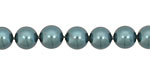 Marine Blue Shell Pearl Round 8mm