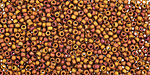 TOHO Higher Metallic Frosted Copper Twilight Round 11/0 Seed Bead