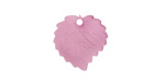 Matte Light Amethyst Lucite Ivy Leaf 16mm