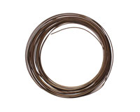 Soft Flex Vintage Bronze Half Round Craft Wire 18 gauge, 7 yards