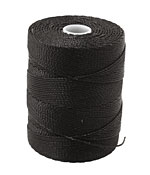 C-Lon Black Fine Weight (.4mm) Bead Cord
