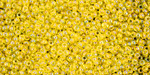 TOHO Transparent Rainbow Lemon Round 11/0 Seed Bead
