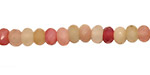 Rainbow Soocho Jade Faceted Rondelle 6mm