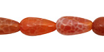 Fire Agate Teardrop 20x10mm