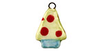 Jangles Ceramic Lime Tree Charm 16x21mm