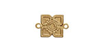 Brass Tiny Closed Diamond Link 17x12
