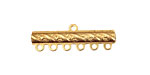 Brass Ribbon Bar 1-6 Link 9x28mm