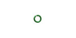Green Enameled Copper Round Jump Ring 5mm, 18 gauge