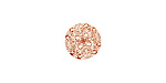 Lillypilly Bronze Geometrics Anodized Aluminum Disc 11mm, 24 gauge