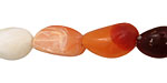 Mexican Fire Opal Tumbled Nugget 13-22x10-14mm