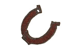 The Lipstick Ranch Rusted Iron Horseshoe Pendant 22x24mm