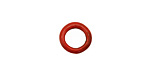 C-Koop Enameled Metal Medium Red Ring 10-11mm