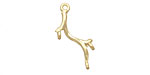 Ezel Findings Gold (plated) Twig 1-3 Link 24x11mm