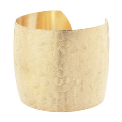 Brass Scaled Cuff 65x51mm