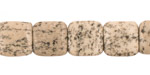 Sesame Jasper Puff Square 12mm