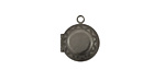 Gunmetal Small Round Ribbon Heirloom Locket 13x15mm
