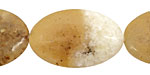 Pineapple Yellow Opal Flat Oval 30x20mm