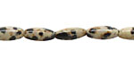 Dalmatian Jasper Rice 12x5mm