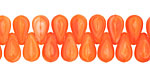 Czech Glass Creamsicle Teardrop 6x9mm