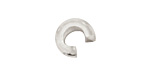 Sterling Silver Crimp Cover 3mm