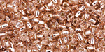 TOHO Rosaline (with Silver Lining) Round 6/0 Seed Bead