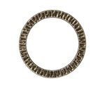 TierraCast Antique Brass (plated) 1 1/4" Radiant Ring 32mm
