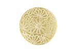 Lillypilly Gold Weathered Daisy Anodized Aluminum Disc 25mm, 22 gauge