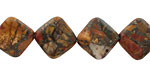 Red Creek Jasper w/ Pyrite Diamond 14mm
