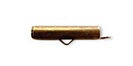 Vintaj Natural Brass Bead Pod Toggle Bar 24x7mm