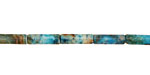 Larimar Blue Crazy Lace Tube 13x4mm