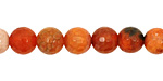 Fire Agate Faceted Round 8mm