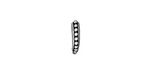 TierraCast Antique Silver (plated) Large Beaded Pinch Bail 3x12mm