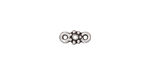 TierraCast Antique Silver (plated) 5mm Heishi Link 11x5mm