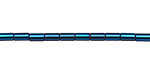 Blue Hematite (plated) Tube 5x3mm