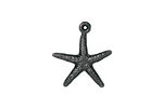TierraCast Gunmetal Starfish Charm 17x20mm