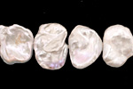 Pearly White Keishi 10-17x12-14mm
