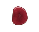 Tagua Nut Merlot Banana Chip 22-29x16-22mm