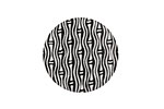 Lillypilly Black Reeds Anodized Aluminum Disc 25mm, 22 gauge