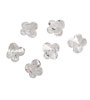 Crystal Clear Faceted Butterfly 6x6mm