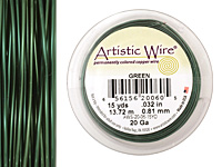 Artistic Wire Green 20 gauge, 15 yards