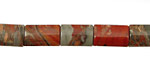 Gray Rainbow Jasper Thin Pillow 12x8mm