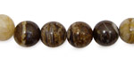 Brioche Agate Round 10mm