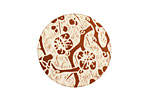 Lillypilly Bronze Cherry Blossom Anodized Aluminum Disc 25mm, 24 gauge