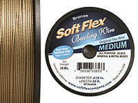 Soft Flex Bronze Metallic .019" (Medium) 49 Strand Wire 30ft.