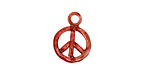 Patricia Healey Copper Peace Charm 13x18mm