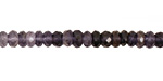 Iolite Faceted Rondelle 4-5mm