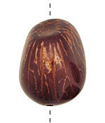 Tagua Nut Peony Nugget 40-45x32-36mm