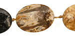 Palm Jasper Flat Oval 25x18mm