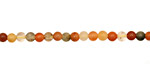 Rutilated Quartz (multi) Round 3mm