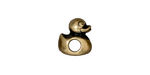 TierraCast Antique Brass (plated) Duck Euro 9x12mm